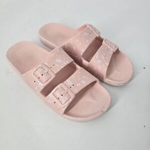 Freedom Moses Terrazzo Basic Sandals in Pale Pink Size 38/39